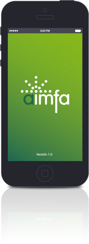 Splash Screen aplicación de AIMFA