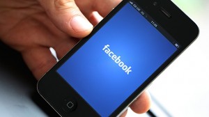 Aplicación de Facebook en un Smartphone