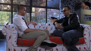 Momento de la entrevista de Risto Mejide a David Muñoz - Imagen de Cuatro TV