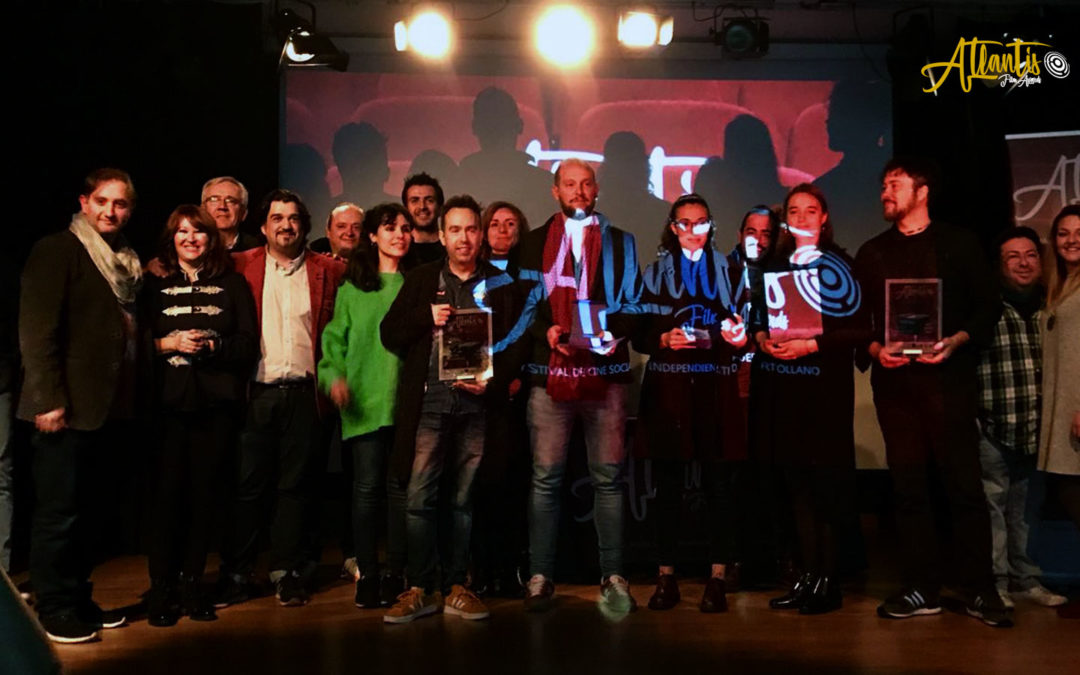 Foto de los premiados en el primer festival de cine independiente social de Puertollano